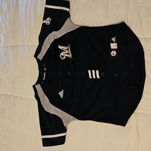 Adidas Milwaukee brewers baseball jersey MLB Women's Size S